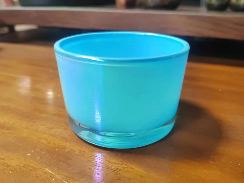 珠光玻璃杯大豆蜡香薰蜡烛厂家